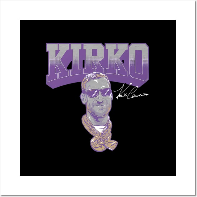 Kirk Cousins Kirko Chainz Wall Art by caravalo
